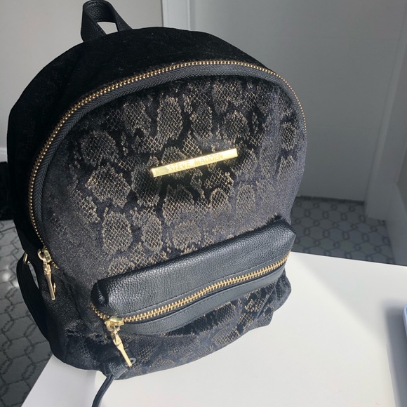 Steve Madden Velvet Mini Backpack - Picture 2 of 7